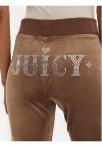 Juicy Couture Spodnie dresowe Rodeo Layla JCBBJ223823 Brązowy Regular Fit. Kolor: brązowy. Materiał: syntetyk #4