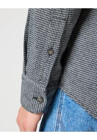 Wrangler - WRANGLER MESKA KOSZULA 1 PKT FLANNEL SHIRT GREY BLACK 112357253 W564008853 #5