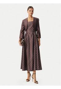 Rinascimento Bolerko CFC0127677003 Brązowy ciemny Regular Fit. Kolor: brązowy. Materiał: syntetyk #4