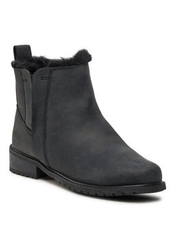EMU Australia Sztyblety Pioneer Leather W11692 Czarny. Kolor: czarny. Materiał: skóra
