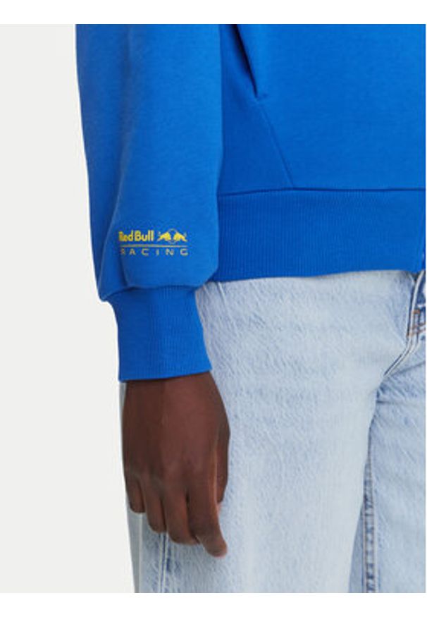 Pepe Jeans Bluza Red Bull Racing Logo RL580011 Niebieski Relaxed Fit. Kolor: niebieski. Materiał: bawełna