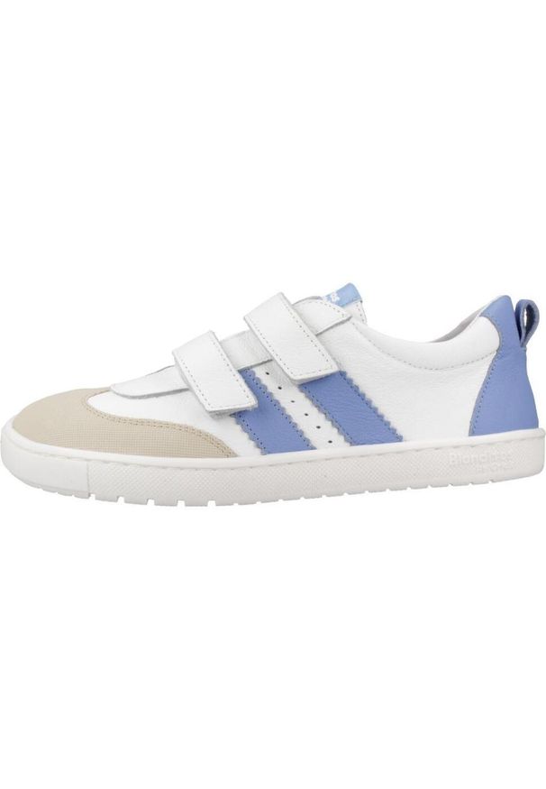 BLANDITOS BY CRIO'S - Buty BLANDITOS MAREABD Biały. Kolor: niebieski, biały, wielokolorowy. Materiał: skóra. Sport: turystyka piesza