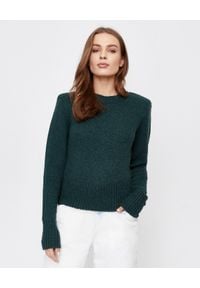 ISABEL MARANT - Zielony sweter z wełny Erwany. Kolor: zielony. Materiał: wełna. Długość: długie. Styl: klasyczny
