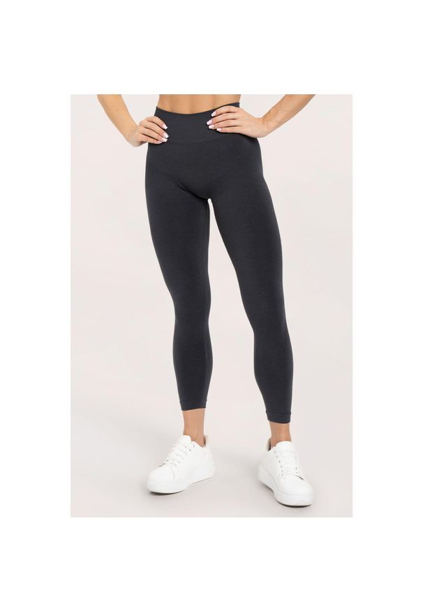 GYM GLAMOUR - Legginsy fitness damskie Gym Glamour flexible 2.0. Kolor: wielokolorowy, szary, brązowy. Sport: fitness
