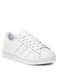 Adidas - Buty adidas. Kolor: biały. Materiał: skóra. Model: Adidas Superstar #1