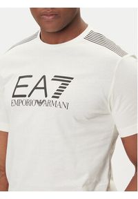 EA7 Emporio Armani T-Shirt 7M000961 AF10375 U1105 Beżowy Regular Fit. Kolor: beżowy. Materiał: bawełna #3
