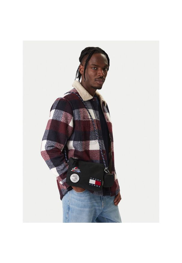 Saszetka Tommy Jeans. Kolor: czarny