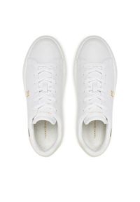 TOMMY HILFIGER - Tommy Hilfiger Sneakersy FW0FW08631 Biały. Kolor: biały. Materiał: skóra #6