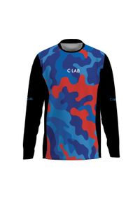 C-LAB - Koszulka MTB Enduro z długim rękawem Camo. Kolor: wielokolorowy, niebieski, czarny, czerwony. Materiał: tkanina. Długość rękawa: długi rękaw. Długość: długie. Sport: kolarstwo #1