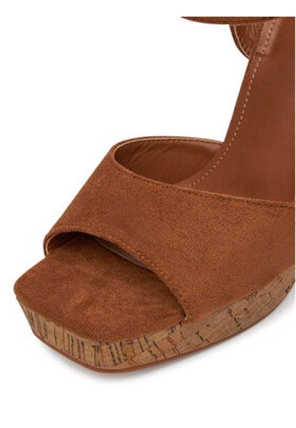 DeeZee Sandały MS225-38 Brązowy. Kolor: brązowy. Materiał: materiał