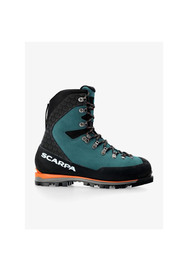 Buty wysokogórskie Scarpa Mont Blanc GTX. Kolor: zielony. Styl: sportowy. Sport: turystyka piesza
