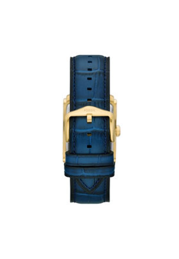 Fossil Zegarek Carraway FS6076 Granatowy. Kolor: niebieski