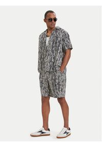 Karl Lagerfeld Jeans Szorty materiałowe B2M10053 Czarny Relaxed Fit. Kolor: czarny. Materiał: bawełna #5