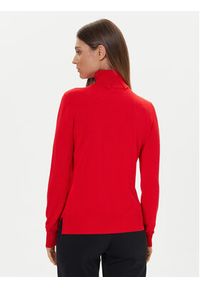 Gaudi Golf 521BD53018 Czerwony Regular Fit. Typ kołnierza: golf. Kolor: czerwony. Materiał: wiskoza #4