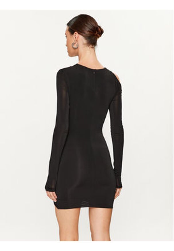 Pinko Sukienka koktajlowa Bey Blate Abito 102489 A1BQ Czarny Slim Fit. Kolor: czarny. Materiał: wiskoza. Styl: wizytowy
