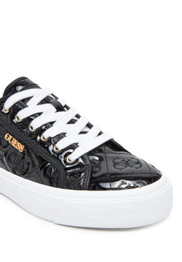 Guess Sneakersy FLTJLV FAL12 Czarny. Kolor: czarny. Materiał: skóra