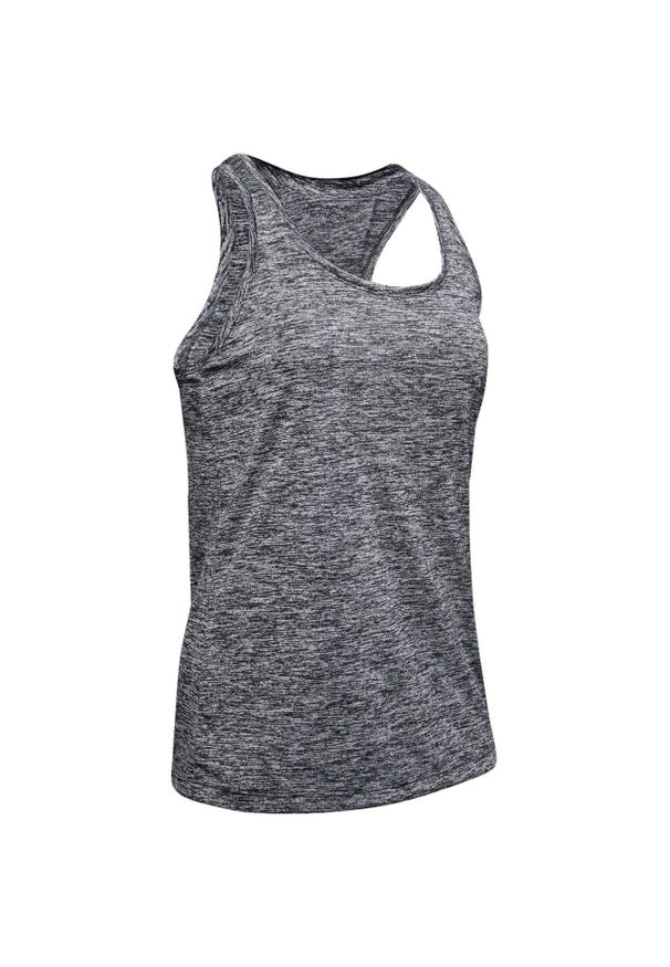 Koszulka treningowa damska Under Armour Top UA Tech Tank. Kolor: wielokolorowy, szary. Materiał: poliester