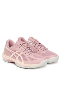 Asics Buty halowe Court Hunter Ff 1072A112 Różowy. Kolor: różowy. Materiał: skóra #2