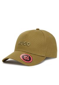 Hugo - Czapka z daszkiem HUGO. Kolor: zielony