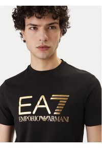 EA7 Emporio Armani T-Shirt 7M001412 AF22264 MC004 Czarny Regular Fit. Kolor: czarny. Materiał: bawełna #2