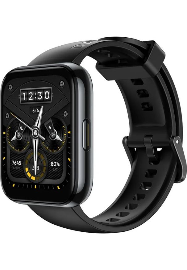 REALME - Smartwatch Realme Watch 2 Pro Czarny (S8100811). Rodzaj zegarka: smartwatch. Kolor: czarny