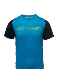 IQ - Męska Koszulka Ileno. Kolor: niebieski, wielokolorowy, czarny. Sport: turystyka piesza #1