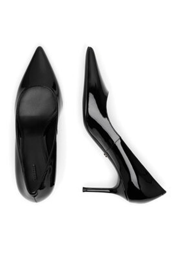 Gino Rossi Szpilki FRIDA-V1525-833-1 Czarny. Kolor: czarny. Materiał: skóra, lakier. Obcas: na szpilce