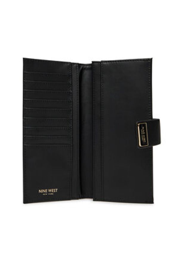 Nine West Portfel NW-W1-014-SS25 Czarny. Kolor: czarny. Materiał: materiał, syntetyk
