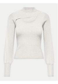 only - ONLY Golf 15331999 Biały Regular Fit. Typ kołnierza: golf. Kolor: biały. Materiał: syntetyk #3