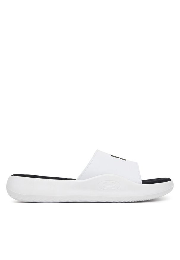 Klapki Under Armour. Kolor: biały