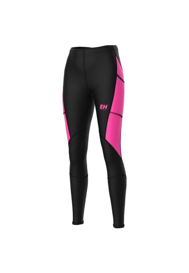 Legginsy do biegania damskie EXTREME HOBBY MOOD. Kolor: czarny, różowy, wielokolorowy. Materiał: elastan, poliester. Sezon: wiosna, jesień. Sport: kolarstwo, bieganie