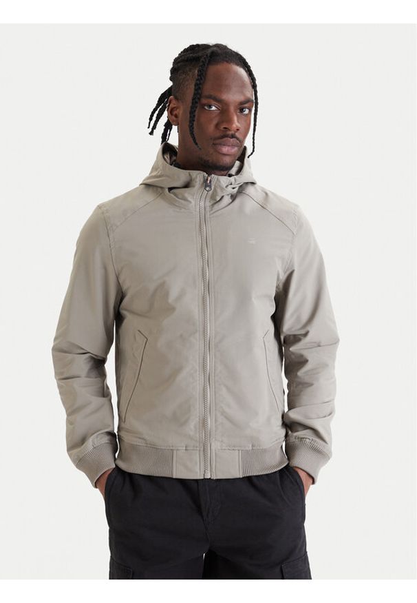 G-Star RAW - G-Star Raw Kurtka przejściowa Track D29311-D908 Beżowy Regular Fit. Kolor: beżowy. Materiał: syntetyk