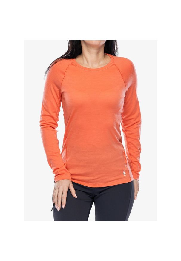 Bluza termoaktywna damska Smartwool Classic All-Season Merino Base Layer. Kolor: pomarańczowy