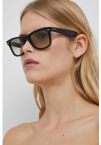 Ray-Ban okulary kolor czarny. Kolor: czarny #2