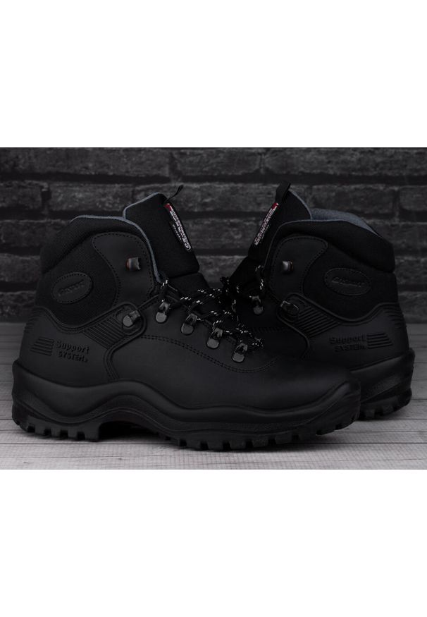 Buty męskie trekkingowe górskie Grisport NERO DAKAR. Kolor: czarny