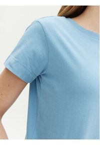 Pinko - PINKO T-Shirt Basico 100373 Niebieski Regular Fit. Kolor: niebieski. Materiał: bawełna #3