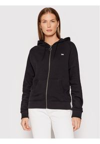 Lee Bluza Zip Throuch L53QRY01 112140255 Czarny Regular Fit. Kolor: czarny. Materiał: bawełna #1