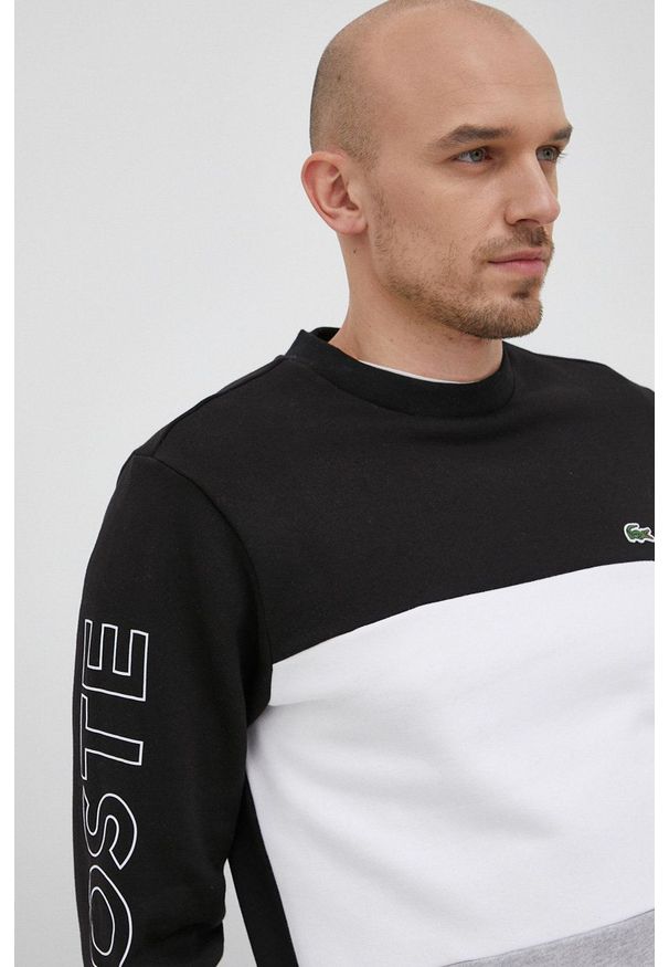Lacoste Bluza męska wzorzysta. Okazja: na co dzień. Materiał: dzianina. Styl: casual