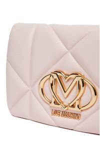 Love Moschino - LOVE MOSCHINO Torebka JC4043PP1MLC0601 Różowy. Kolor: różowy. Materiał: skórzane