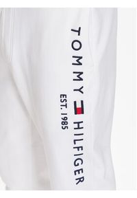 TOMMY HILFIGER - Tommy Hilfiger Spodnie dresowe Basic Branded MW0MW08388 Biały Regular Fit. Kolor: biały. Materiał: bawełna, dresówka #6