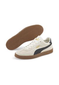 Puma - Buty sportowe Club PUMA Marshmallow Black Team Gold White Beige. Kolor: wielokolorowy, czarny, beżowy, biały. Materiał: materiał, skóra, zamsz. Szerokość cholewki: normalna. Sport: turystyka piesza