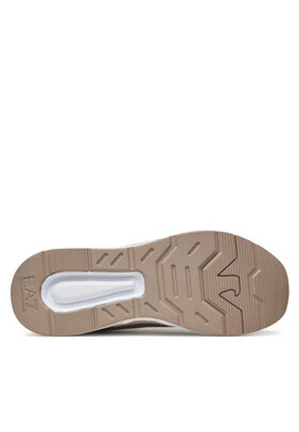 EA7 Emporio Armani Sneakersy X8X159 XK379 U499 Beżowy. Kolor: beżowy. Materiał: skóra