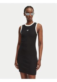 Roxy Sukienka codzienna Iconic Days ERJKD03547 Czarny Slim Fit. Okazja: na co dzień. Kolor: czarny. Materiał: bawełna. Typ sukienki: proste. Styl: casual #1