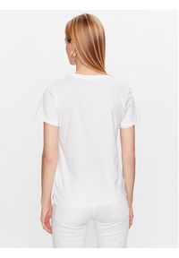 Guess T-Shirt Postcard W3GI20 JA914 Biały Regular Fit. Kolor: biały. Materiał: bawełna