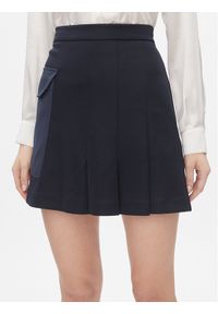 MAX&Co. Spódnica mini Jago Granatowy Regular Fit. Kolor: niebieski. Materiał: bawełna #1