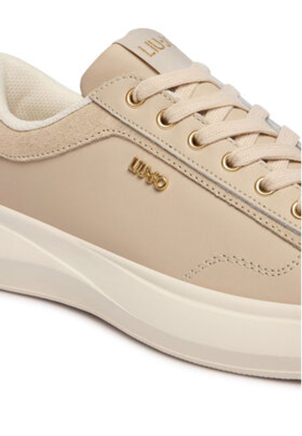 Liu Jo Sneakersy Casper BA6069 P0304 Beżowy. Kolor: beżowy. Materiał: skóra