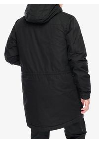 Fjällräven - Kurtka ocieplana męska Fjallraven Singi Wool Padded Parka. Kolor: czarny. Sport: turystyka piesza