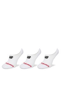 New Balance Zestaw 3 par stopek unisex Everyday Ultra Low LAS51313WT Biały. Kolor: biały. Materiał: poliester, materiał