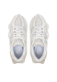 New Balance Sneakersy U9060WHT Beżowy. Kolor: beżowy. Materiał: zamsz, skóra #4