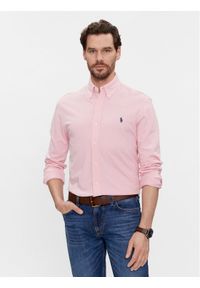 Polo Ralph Lauren Koszula 710654408124 Różowy Regular Fit. Typ kołnierza: polo. Kolor: różowy. Materiał: bawełna